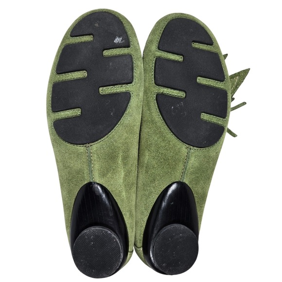 ME TOO Green Suede Tassel Moccasin Loafers Shoes Women's Size 6M - Picture 8 of 8